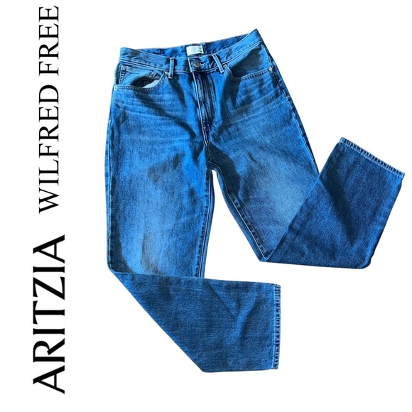 Wilfred Free Blue Straight Jeans Classic Denim Size 4 - Picture 1 of 8